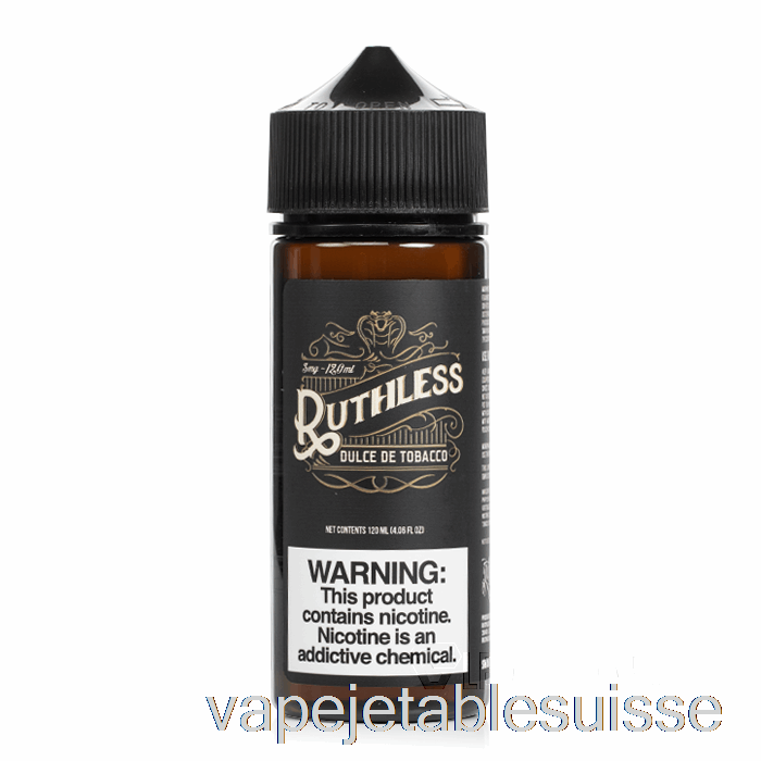 Vape Suisse Dulce De Tabac - Vapeurs Impitoyables - 120ml 3mg
